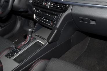 KUDA Telefonkonsole passend für Kia Optima ab Bj. 2015 Leder schwarz