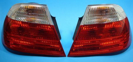Taillights red/white fit for BMW 3er E46 Convertible 1999 - 02/03
