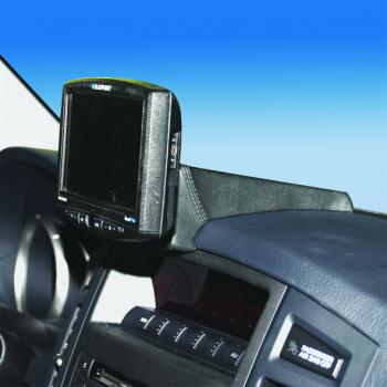 Preview: KUDA Telefonkonsole passend für Mitsubishi Pajero V80 ab 11/06 Kunstleder schwarz