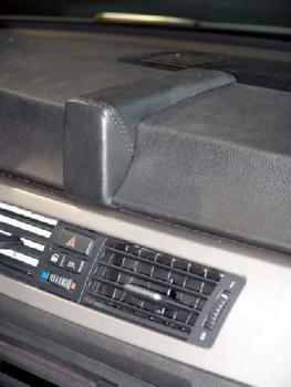 KUDA Navi Konsole passend für BMW 3er (E90) ab 03/05 Leder schwarz