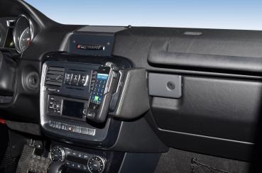 KUDA Telefonkonsole passend für Mercedes G-Reihe / G463 ab Bj. 06/2012 Kunstleder schwarz
