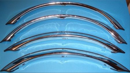 Fender Trim "Chrome" (4 pcs) BMW E30 2doors up to 8/87