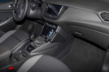 KUDA Telefonkonsole passend für Opel Grandland X ab 10/2017 bis 2022 & Opel Grandland ab 2022 (Facelift) Kunstleder schwarz