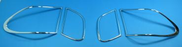 Chrome Rear Lamp Rim (4 pcs) fit for Mercedes W208 CLK