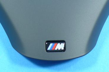 M leather steering wheel cover black ribbon for BMW 1er/3er