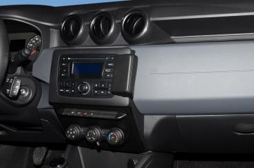 KUDA Telefonkonsole passend für Dacia Duster ab 2018 bis 2020 (2. Gen) Leder schwarz