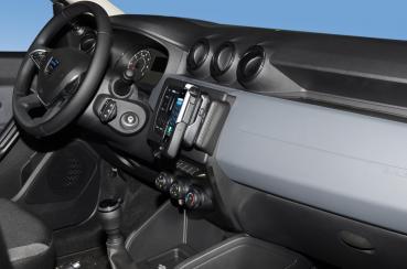 Preview: KUDA Telefonkonsole passend für Dacia Duster ab 2018 bis 2020 (2. Gen) Kunstleder schwarz