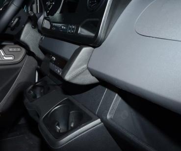 KUDA Telefonkonsole passend für Mercedes Sprinter ab Bj. 2018 Kunstleder schwarz