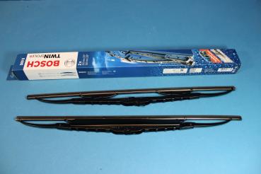 Preview: Bosch Wiper Blade with spoiler front (2 pcs) fit for ALFA / ALPINA / BMW / Daewoo / Fiat / Ford / Hyundai / Kia / Lada / Mazda / Mercedes / Mitsubishi / Nissan / Opel / Renault / Rover / Saab / Skoda / Volvo