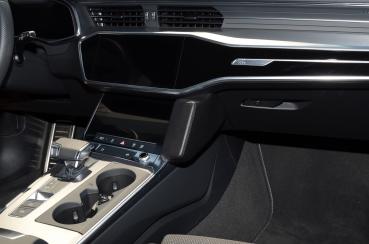 KUDA Telefonkonsole passend für Audi A6 (Typ C8) ab 07/2018 Kunstleder schwarz