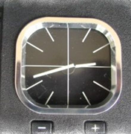 Clock Surround matted BMW E30