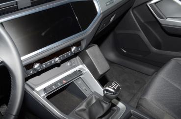 KUDA Telefonkonsole passend für Audi Q3 (Typ F3) ab Bj. 2018 Kunstleder schwarz