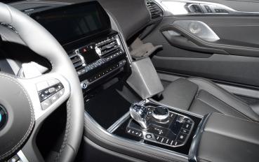 KUDA Telefonkonsole passend für BMW 8er ab Bj. 11/2018 Leder schwarz