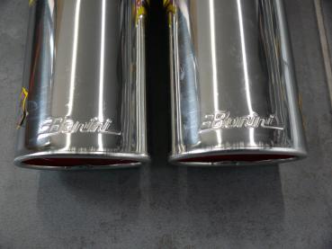 BONINI Sportauspuff 2x90x70mm passend für BMW 3er E30 320i Bj. 82 - 8/87