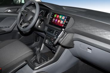 KUDA Phone console fit for VW T-Cross from Bj. 2019 - 2022 artificial leather black