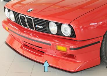 RIEGER Spoilerlippe für orig. M3-Frontschürze passend für BMW 3er E30 M3