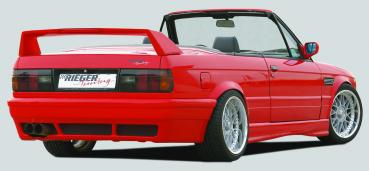 RIEGER Heckschürze im Sport Look passend für BMW 3er E30