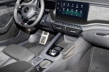 KUDA Telefonkonsole passend für Skoda Octavia IV ab 2020 Leder schwarz