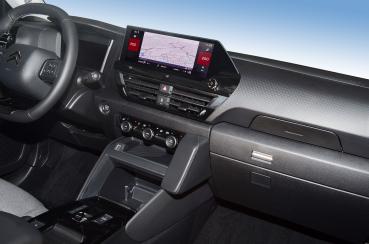 KUDA Telefonkonsole passend für Citroen C4 ab 2020 Kunstleder schwarz