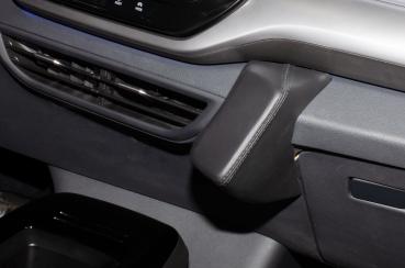KUDA Phone console fit for VW ID.4 Leder real leather black