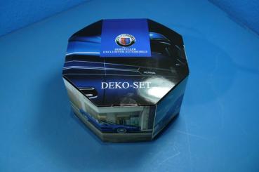 ALPINA Deko-Set Nr. 1 SILBER passend für BMW 5er E60/E61 bis Bj. 02/07