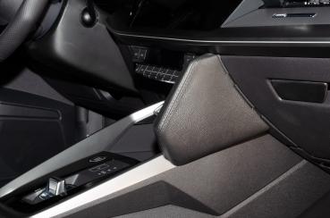 KUDA Telefonkonsole passend für Audi A3 ab 2020 (Typ 8Y) Leder schwarz