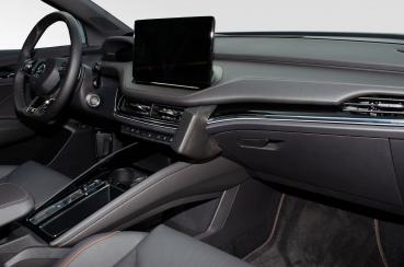 Preview: KUDA Telefonkonsole passend für Skoda Enyaq iV ab 2022 Kunstleder schwarz