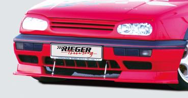 RIEGER Spoilerlippe mit Schwert passend für VW Golf 3, Golf 3 Cabrio