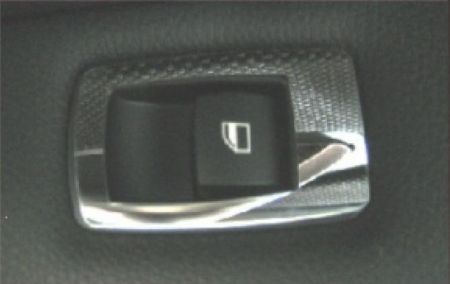 Blenden Schalter eFH hinten poliert (2tlg) passend für BMW E81 E87 E90 E91