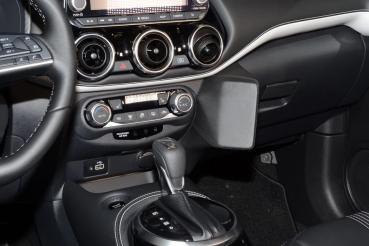 Preview: KUDA Telefonkonsole unten passend für Nissan Juke ab 2019 Leder schwarz