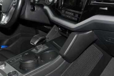 KUDA Telefonkonsole passend für VW Touareg III ab 07/2018 (Typ CR) Leder schwarz