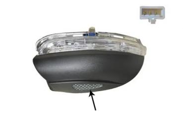 Spiegelblinker/Seitenblinker weiß RECHTS passend für VW Golf 6 / TOURAN (MIT Bodenausleuchtung)