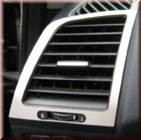Frames air outlets stainless steel matted 3pcs BMW E87