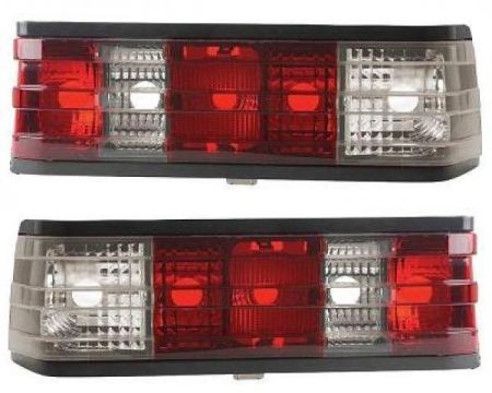 Rückleuchten rot/weiß klarglas passend für Mercedes W201