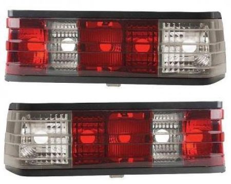 Rückleuchten rot/weiß klarglas Mercedes W201