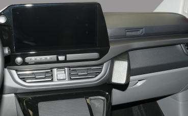 Preview: KUDA Telefonkonsole passend für Ford Transit Custom ab 2023 Leder schwarz