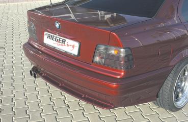 RIEGER Rear skirt insert fit for BMW 3er E36 all NOT Compact