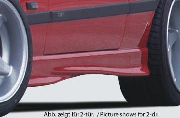 RIEGER Side skirt -right side- fit for BMW 3er E36 Sedan / Touring