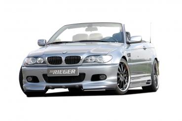 RIEGER Spoilerlippe für M2 Sportpaket-Frontschürze passend für BMW 3er E46 Limousine / Touring / Coupé / Cabrio