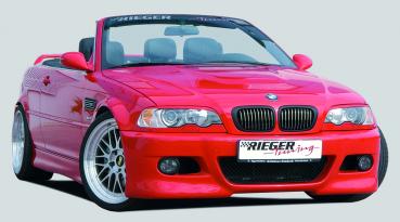 RIEGER Spoilerstoßstange passend für BMW 3er E46 Limousine / Touring