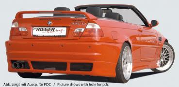 RIEGER Heckschürze 50232 passend für BMW 3er E46 Limousine / Coupé / Cabrio 02.02- (ab Facelift)