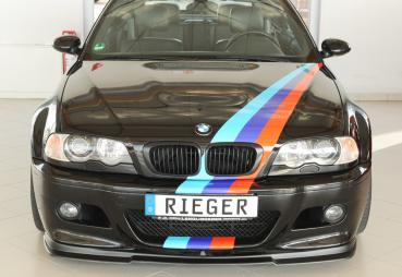 RIEGER front spoiler lip fit for BMW E46 M3 (NOT CSL)