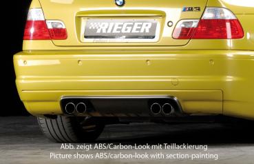 RIEGER Heckansatz CS-Look passend für BMW 3er E46 M3