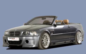 RIEGER Spoilerstoßstange CS-Look passend für BMW 3er E46 Coupe / Cabrio