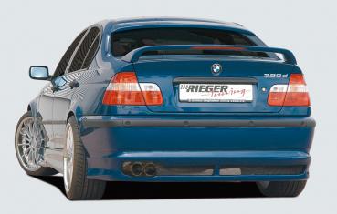 RIEGER Heckansatz passend für BMW 3er E46 Limousine Facelift ab Bj. 02/02