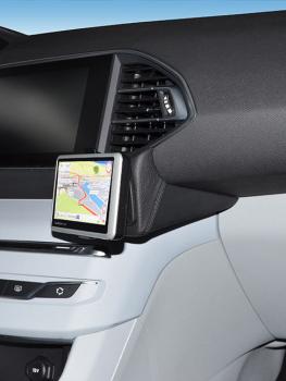 KUDA Navi holder fit for Peugeot 308 from 2013 & 2017 artificial leather black