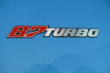 ALPINA Schriftzug hinten "B7 turbo" (E12/E24/E28)