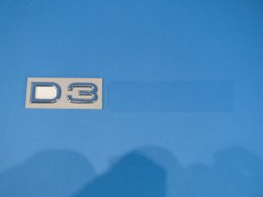 ALPINA Schriftzug hinten "D3" flach passend für ALPINA D3 Touring