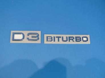 ALPINA Schriftzug hinten "D3 BITURBO" flach (Touring)