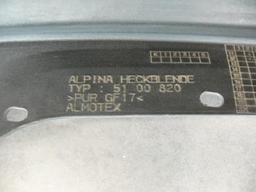 ALPINA Cover Bumper rear fit for ALPINA B5 (F11) Touring